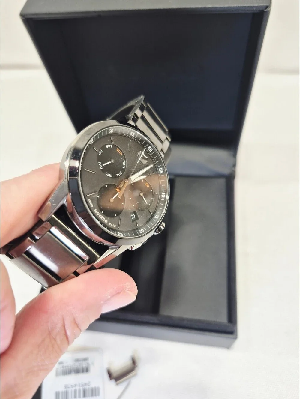 Movado Museum Sport Chronograph Men's Watch (Model: 0607558)NIB $1348